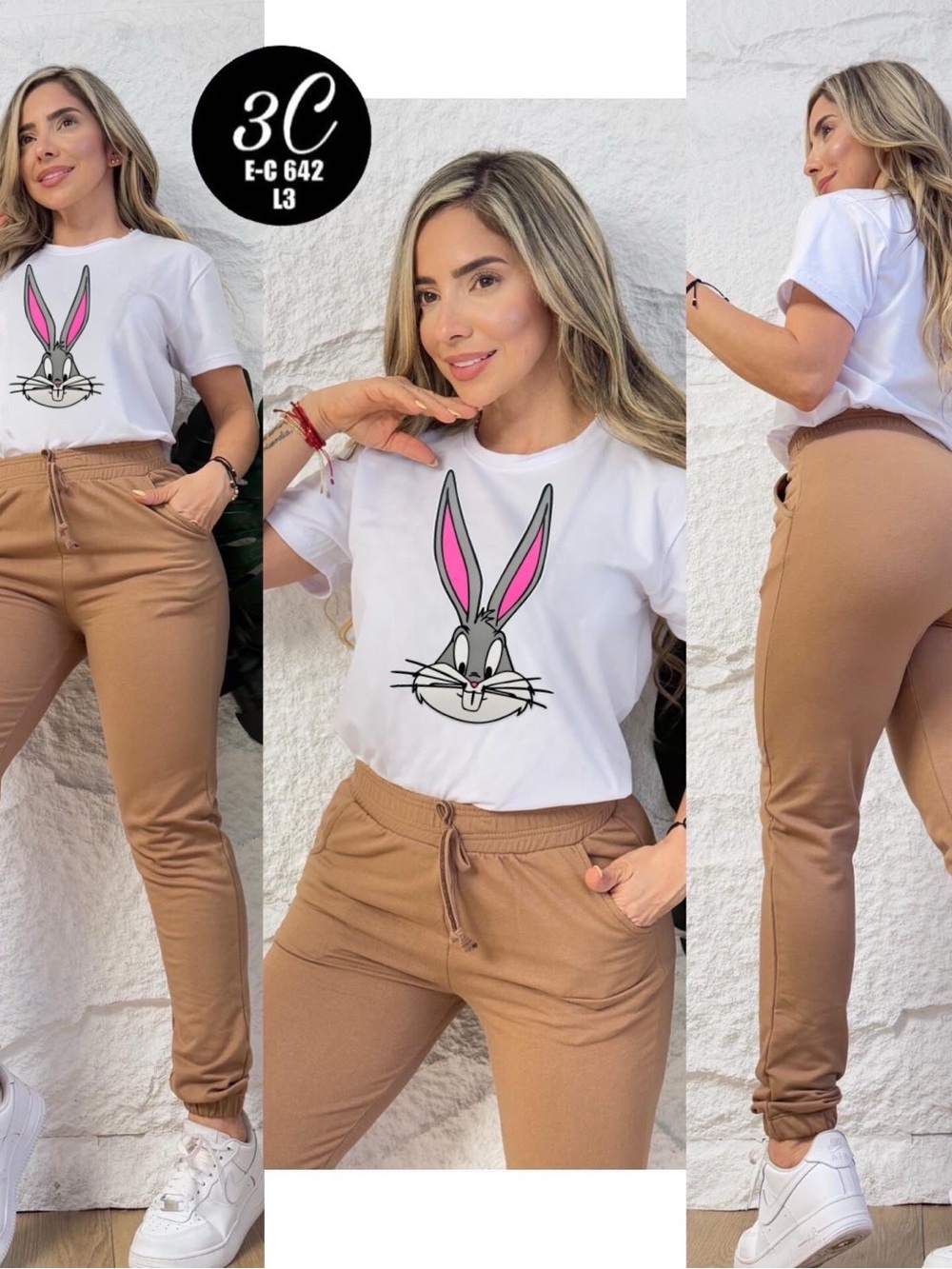 Women’s Tan Jogger Pants - Casual Comfort